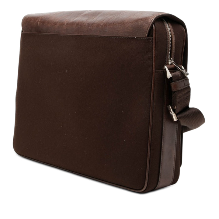 Cartier Sac bandoulière Santos Messenger Marron – vue 2 – GABY PARIS
