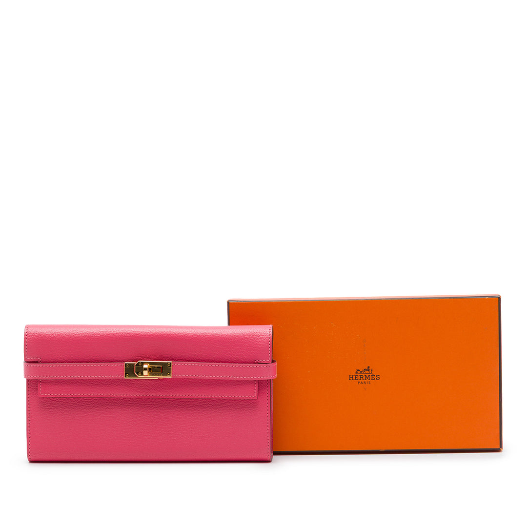 Hermès Chevre Mysore Kelly Longue Portefeuille