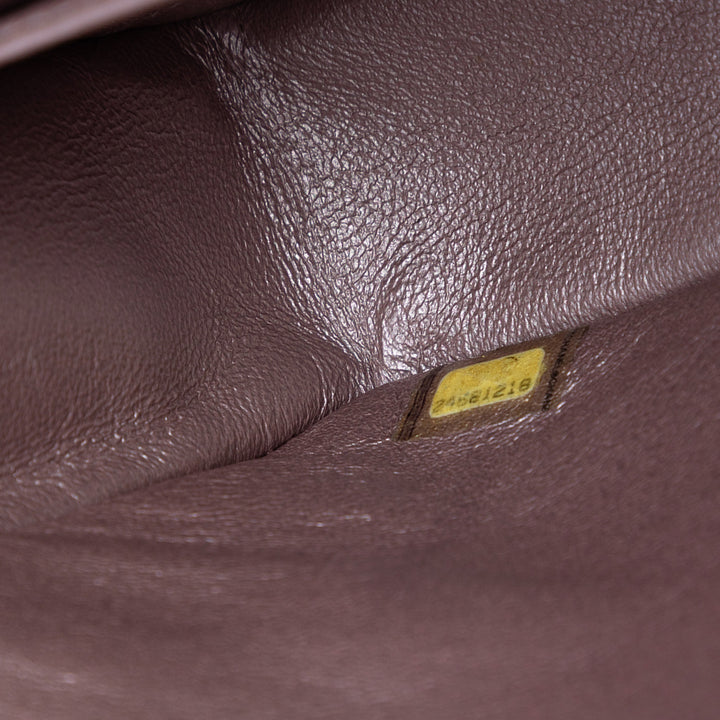 Chanel Medium Classic Metallic Cuir d’agneau Double rabat