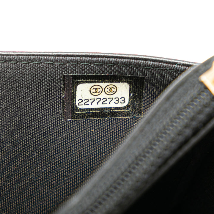 CC Studded Lambskin Wallet on Chain Black - Gaby Paris