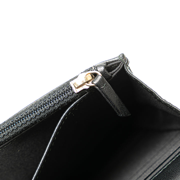 CC Studded Lambskin Wallet on Chain Black - Gaby Paris