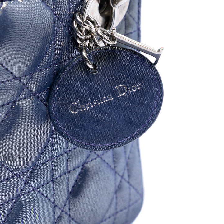 Dior Mini Iridescent Cuir d’agneau Cannage Lady Dior