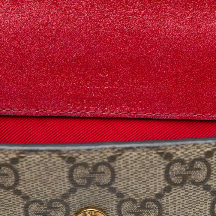 Gucci Sac bandoulière Cherry GG Supreme Mini Beige – vue 5 – GABY PARIS