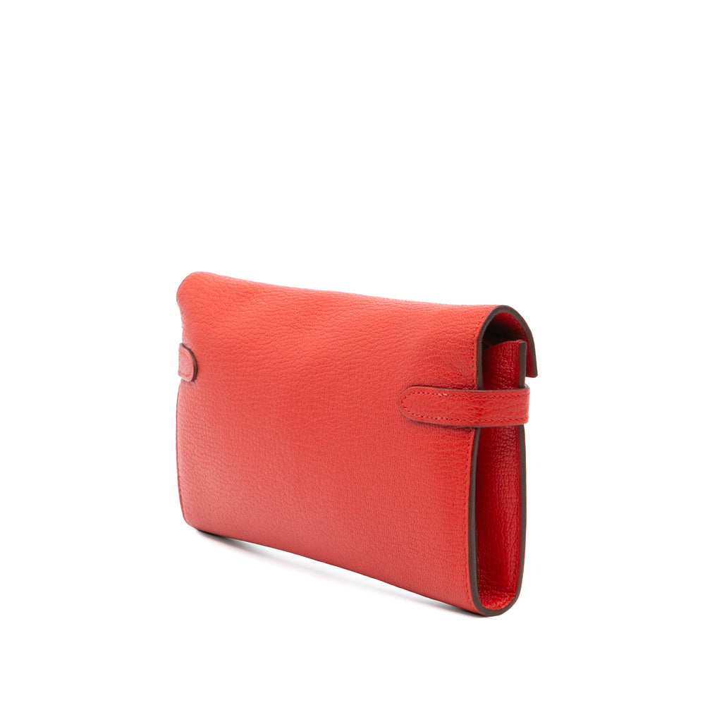 Chevre Mysore Kelly Longue Wallet Red - Gaby Paris