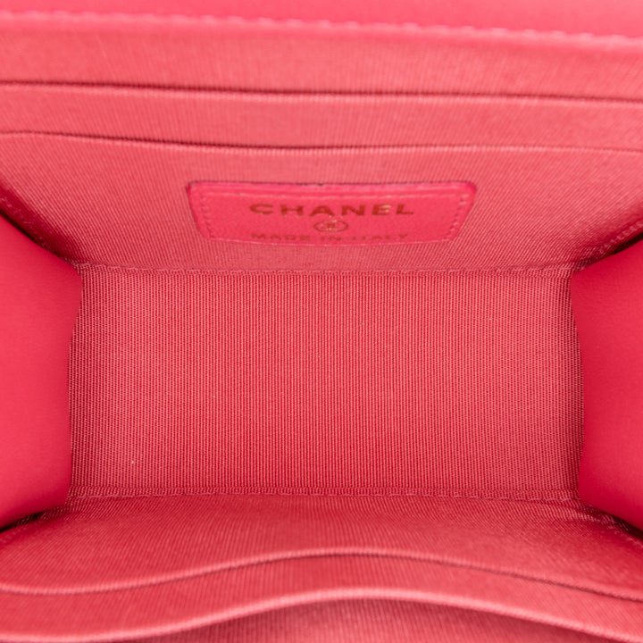 Chanel Mini Cuir d’agneau Trendy CC Pochette With Chain Rose