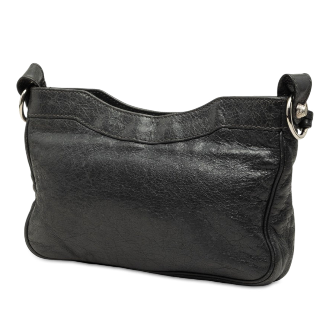 Motocross Giant 12 Hip Sac Cuir d'agneau Noir