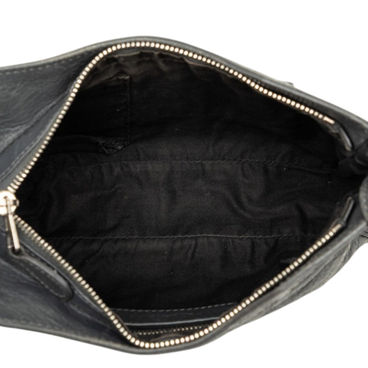 Motocross Giant 12 Hip Sac Cuir d'agneau Noir
