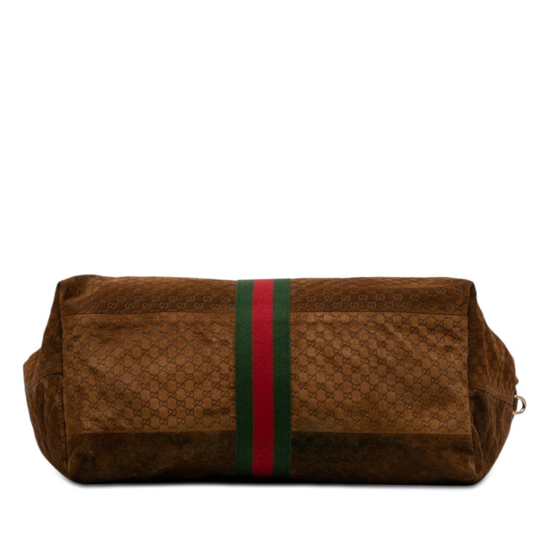Gucci Large GG Daim Web Giglio Cabas