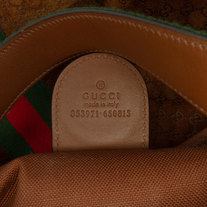 Gucci Large GG Daim Web Giglio Cabas