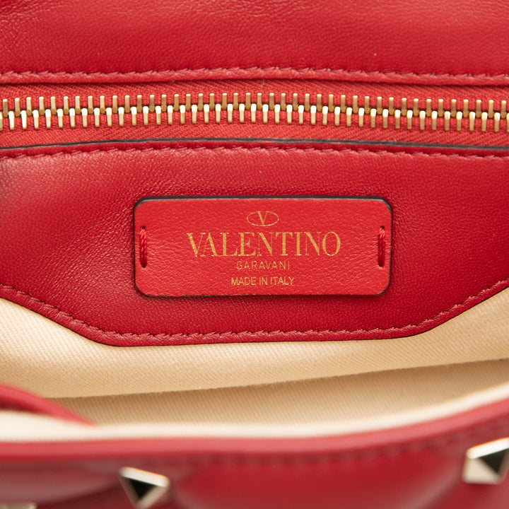 Valentino Candystud Sac nappa Rouge – vue 5 – GABY PARIS