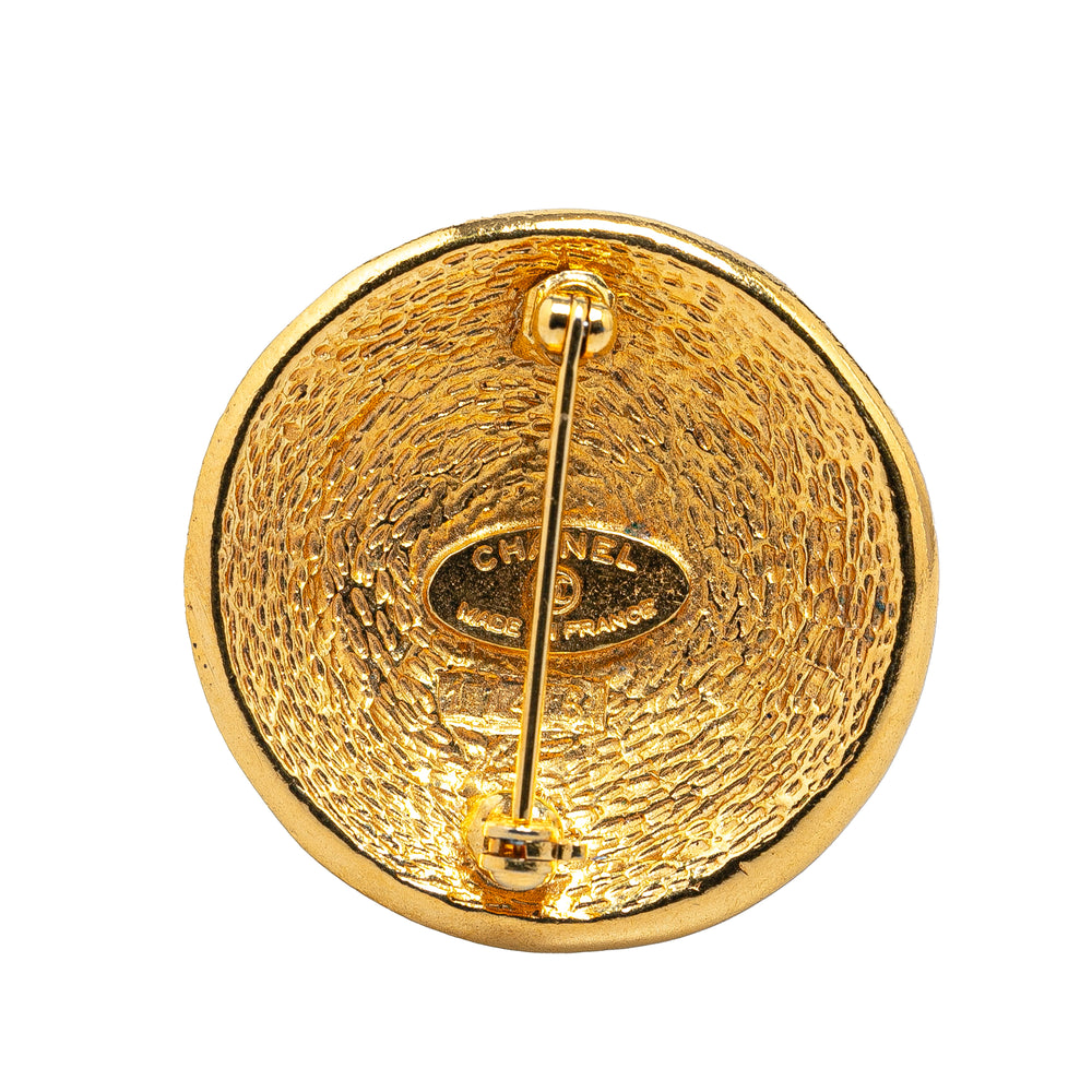 Chanel Gold Plated 31 Rue Cambon Brooch Gold - GABY PARIS