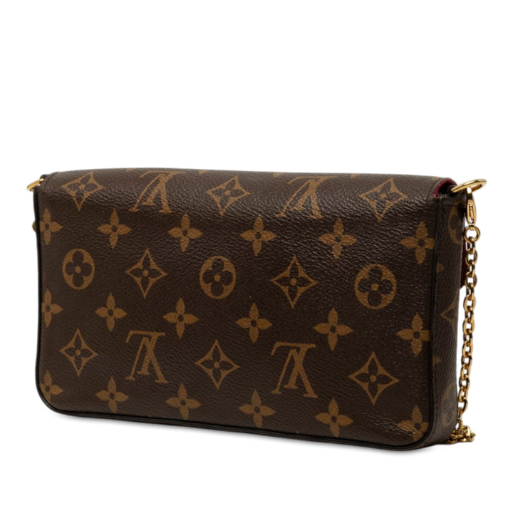 Pochette Felicie Monogram Marron