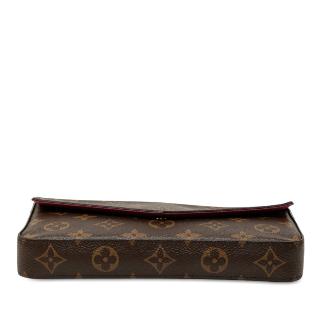 Pochette Felicie Monogram Marron