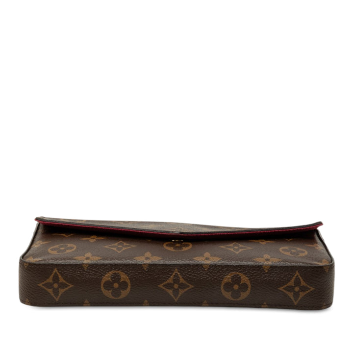 Pochette Felicie Monogram Marron