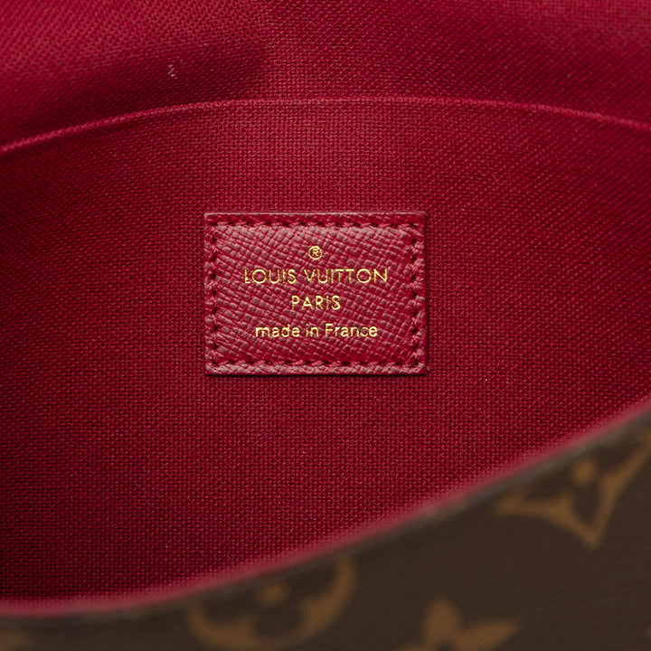 Pochette Felicie Monogram Marron