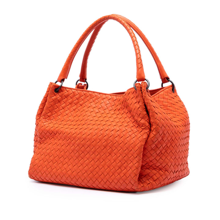 Bottega Veneta Nappa Intrecciato Parachute Cabas