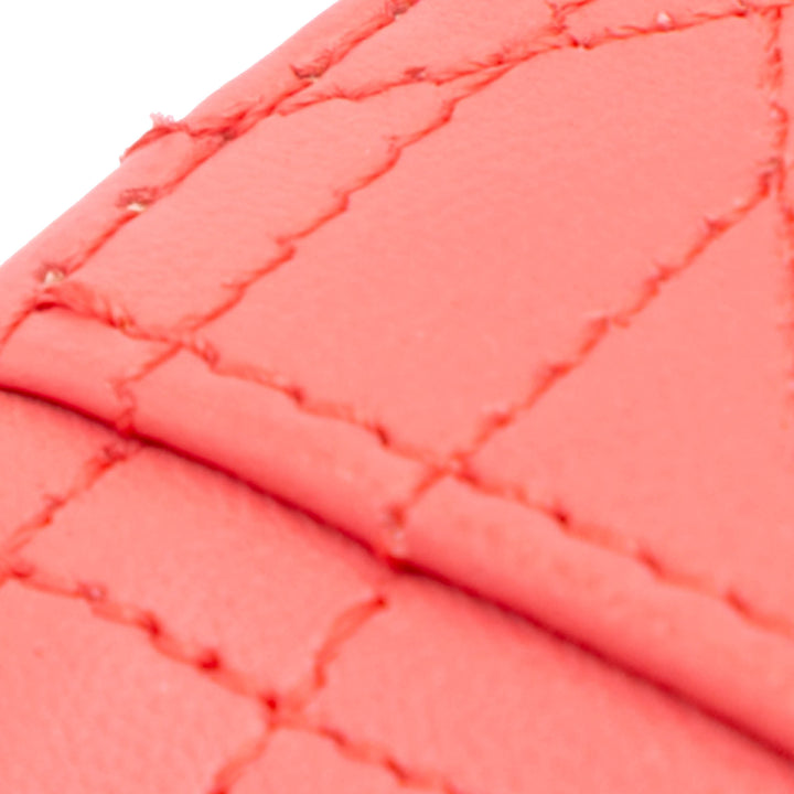 Medium Lambskin Cannage Miss Dior Flap Pink - Gaby Paris