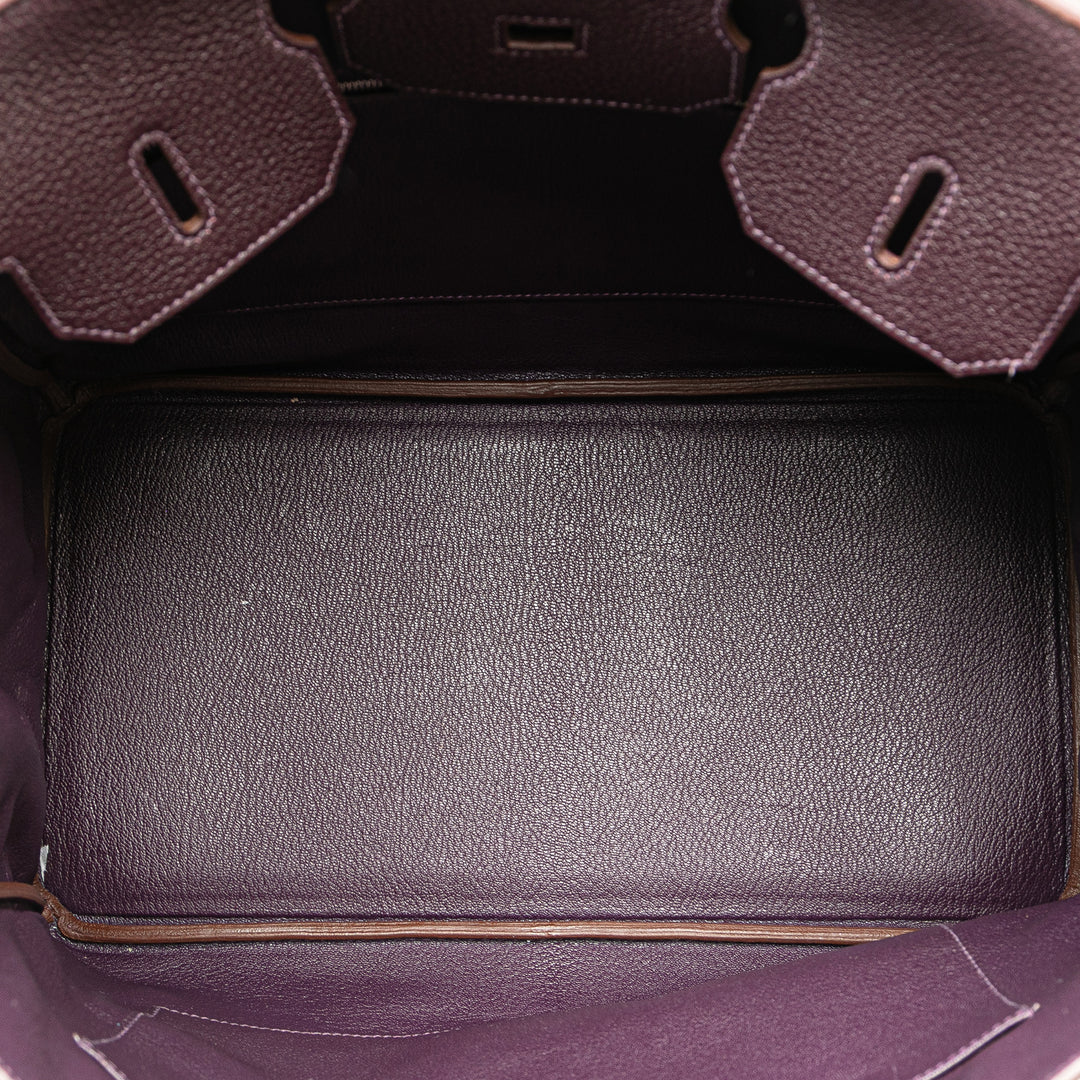 Togo Birkin Retourne 35 Purple - Gaby Paris