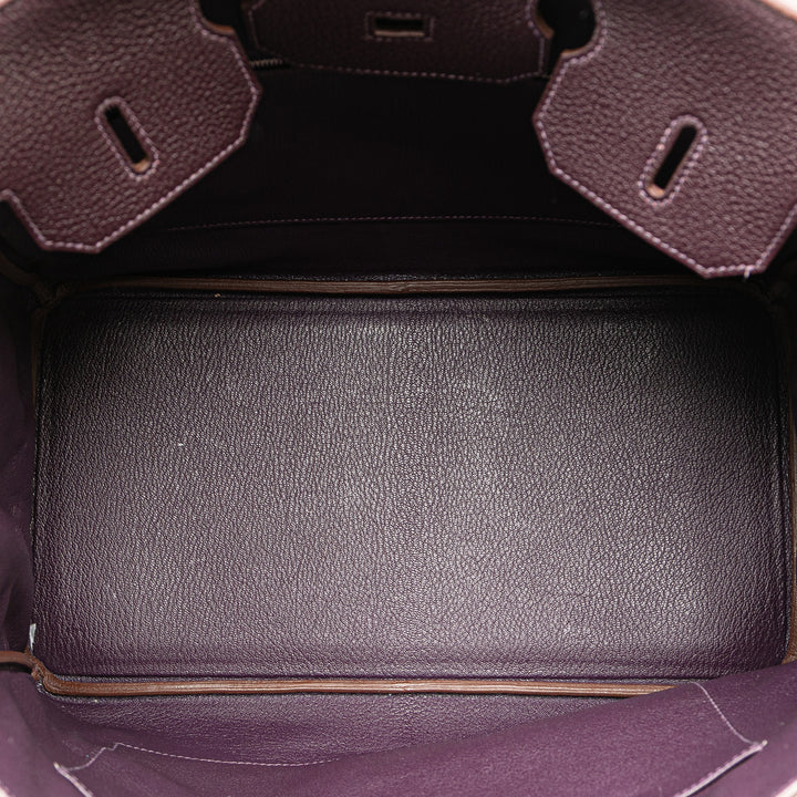Togo Birkin Retourne 35 Purple - Gaby Paris