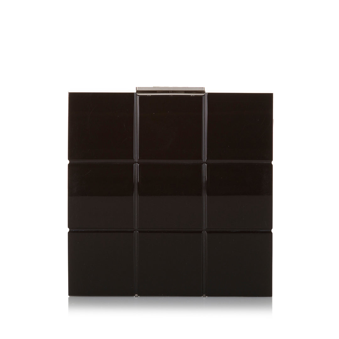Chanel Choco Bar Lucite Perspex Pochette Plastique