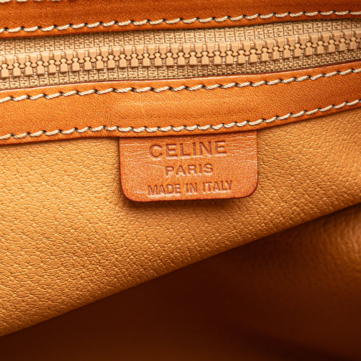 Celine Macadam Coated Toile Dome Sac