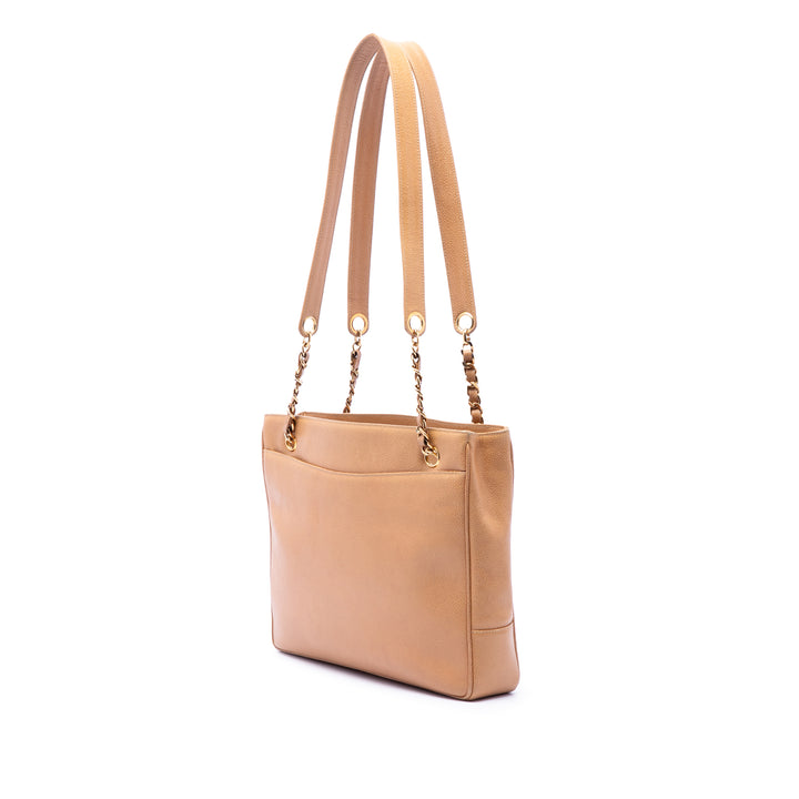 CC Sac Cuir caviar Beige