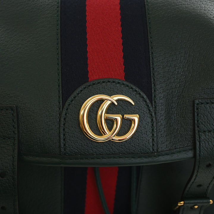 Gucci Large Cuir de veau Web Ophidia Sac à dos