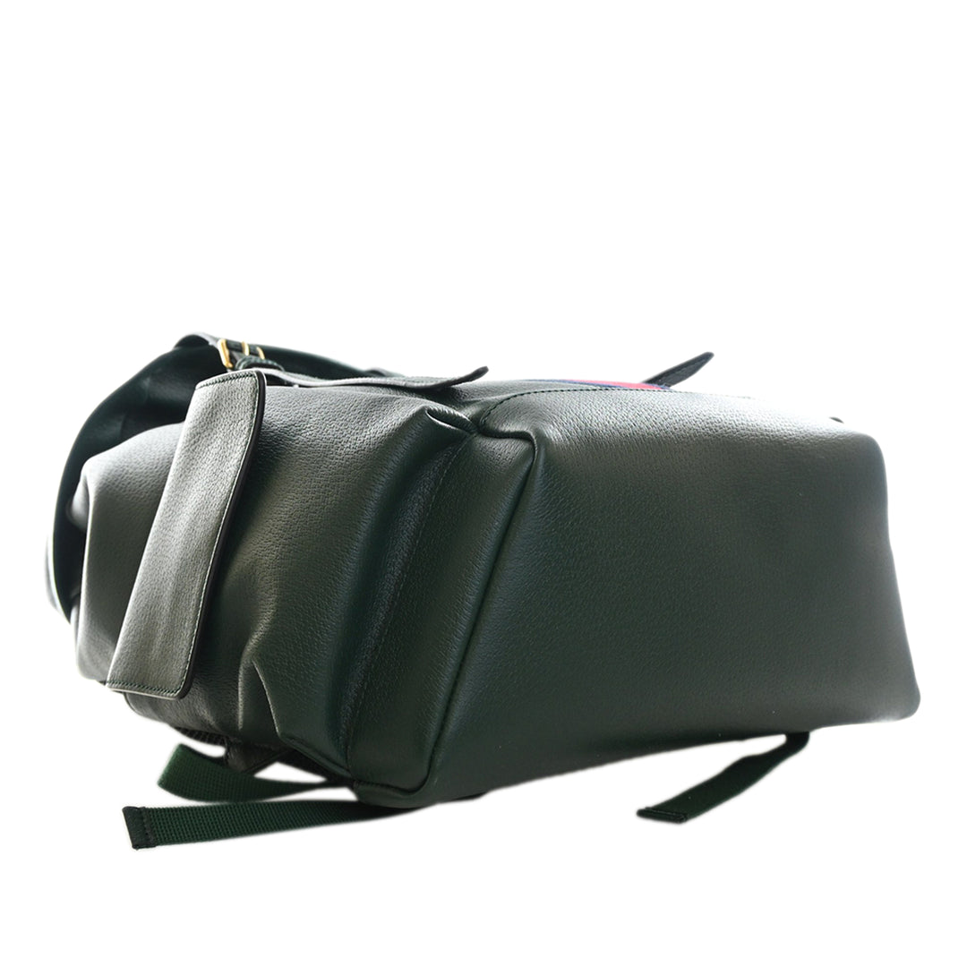 Gucci Large Cuir de veau Web Ophidia Sac à dos