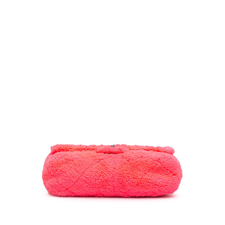 Medium Quilted Terry Cloth Coco Beach Flap Pink - Gaby Paris