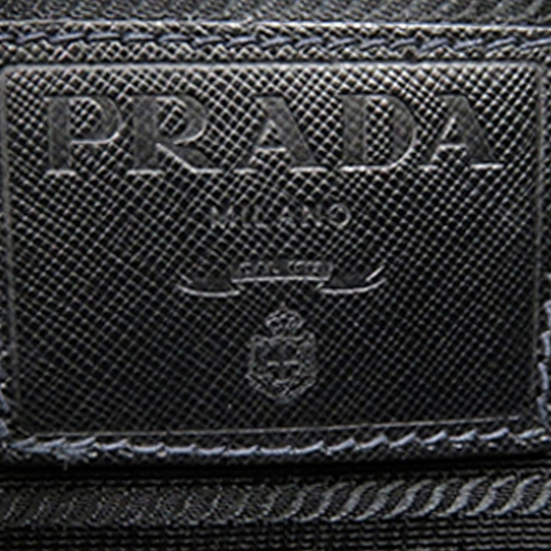 Prada Saffiano à finitions Tessuto Camouflage Double Buckle Messenger Sac