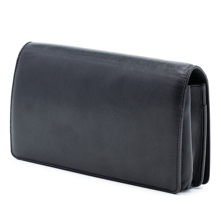 Chanel clouté Cuir d’agneau CC Wallet on Chain