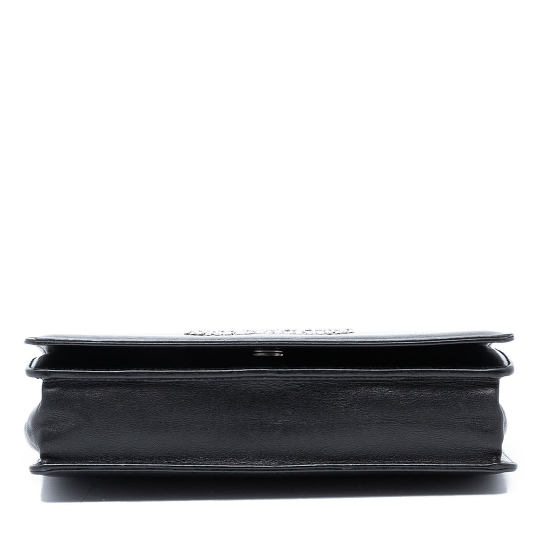 Chanel clouté Cuir d’agneau CC Wallet on Chain