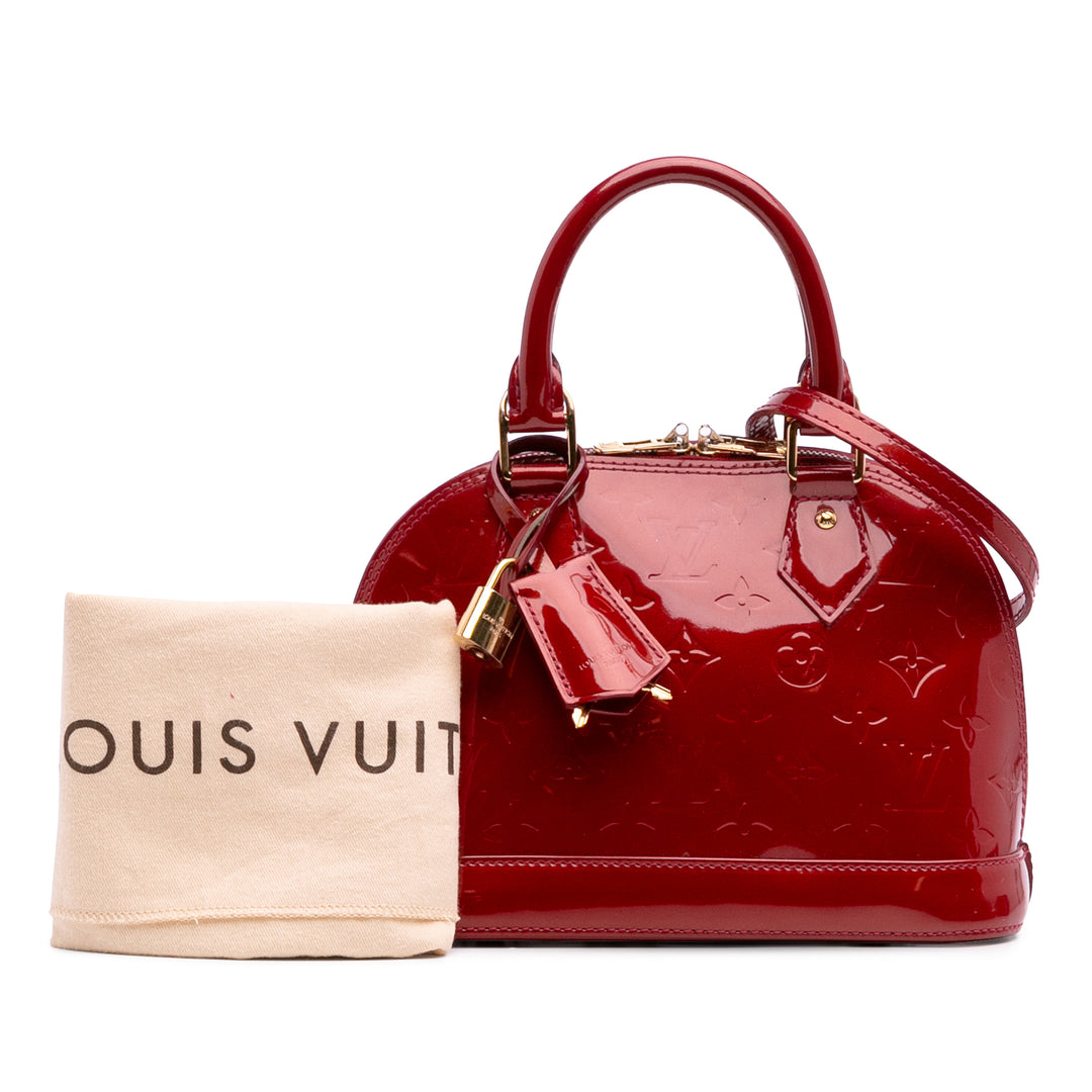 Monogram Vernis Alma BB Red - Gaby Paris