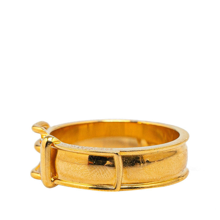 Buckle Bijouterie Fantaisie Scarf Ring Gold - Gaby Paris