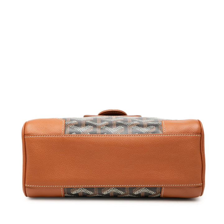 Goyard Saigon Souple Mini Goyardine Marron – vue 3 – GABY PARIS