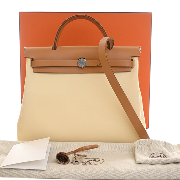 Hermès Herbag Zippé 31 Tissu