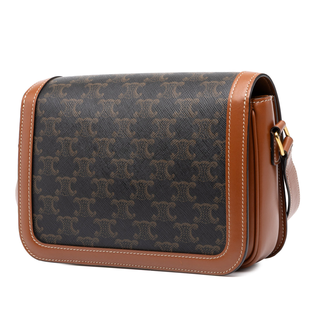 Celine Classique Triomphe et Triomphe Sac Triomphe enduite Marron – vue 2 – GABY PARIS