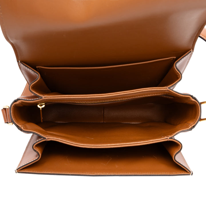 Celine Classique Triomphe et Triomphe Sac Triomphe enduite Marron – vue 4 – GABY PARIS