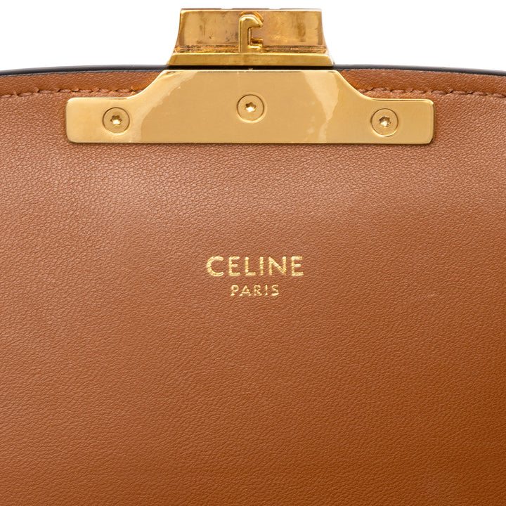 Celine Classique Triomphe et Triomphe Sac Triomphe enduite Marron – vue 5 – GABY PARIS
