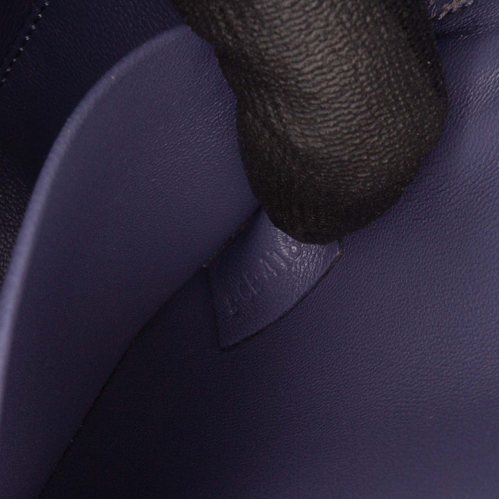 Celine Teen brillant Cuir de veau Triomphe Sac porté croisé