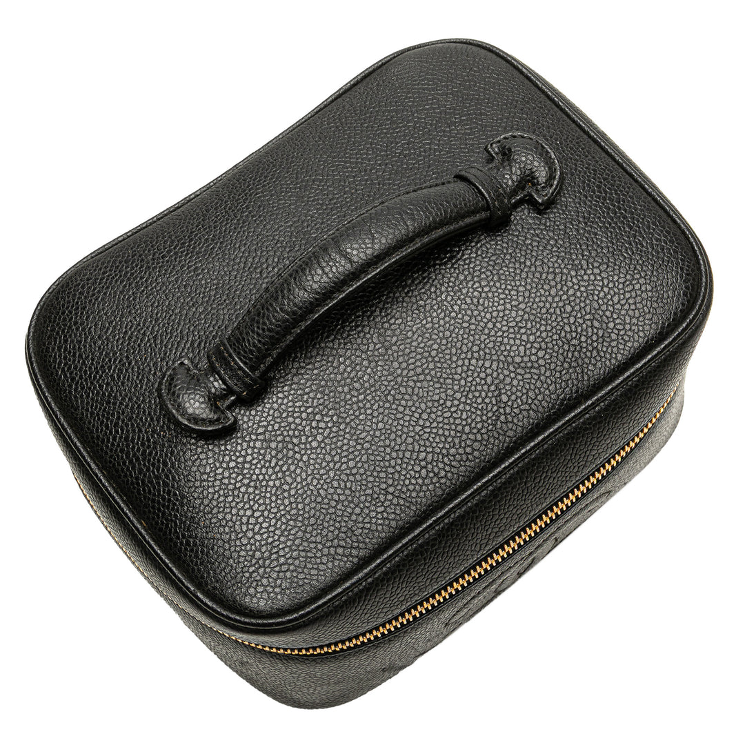 Chanel CC Caviar Vanity Case Noir – GABY PARIS Authentique