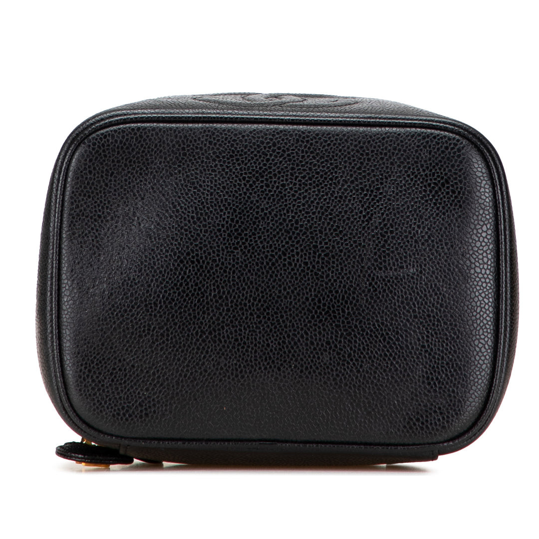 Chanel CC Caviar Vanity Case Noir – GABY PARIS Authentique