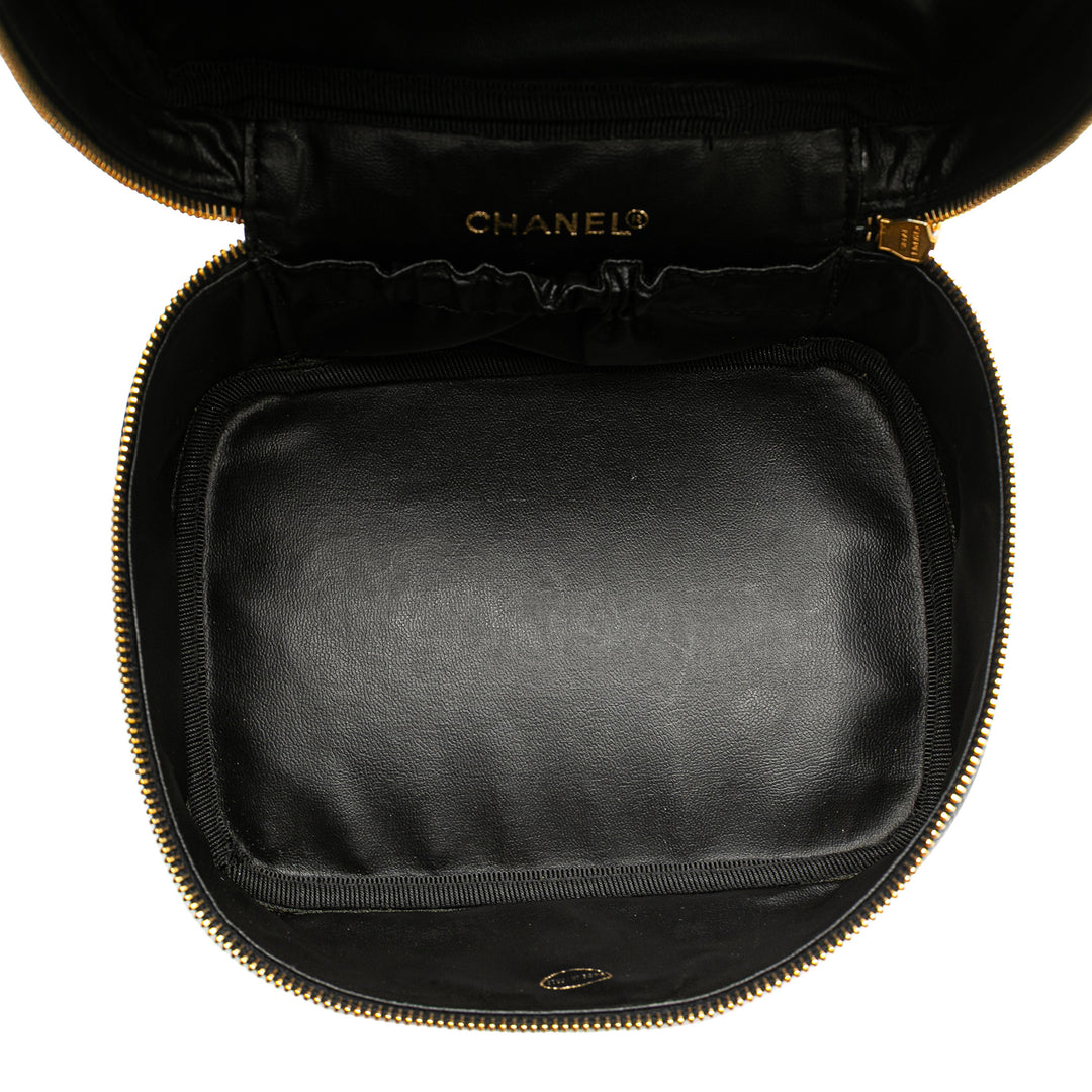 Chanel CC Caviar Vanity Case Noir – GABY PARIS Authentique