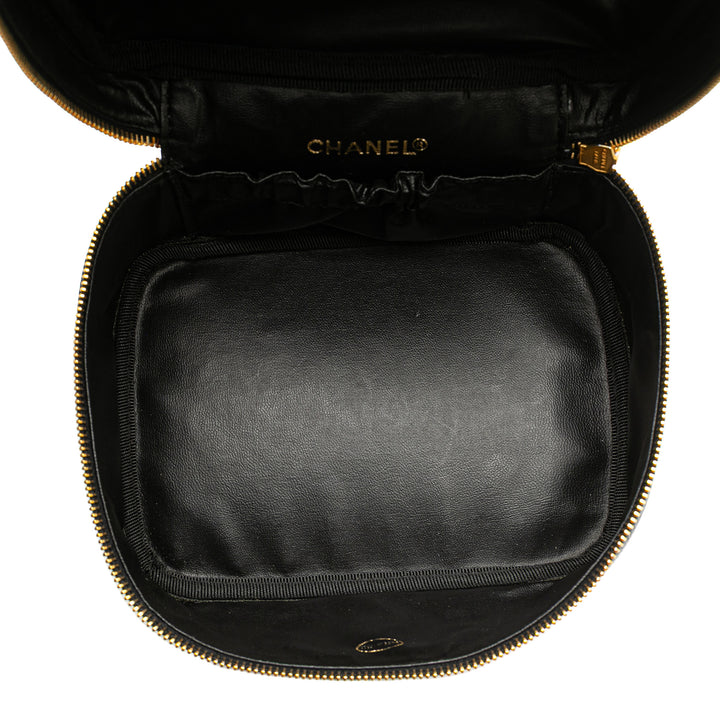 Chanel CC Caviar Vanity Case Noir – GABY PARIS Authentique