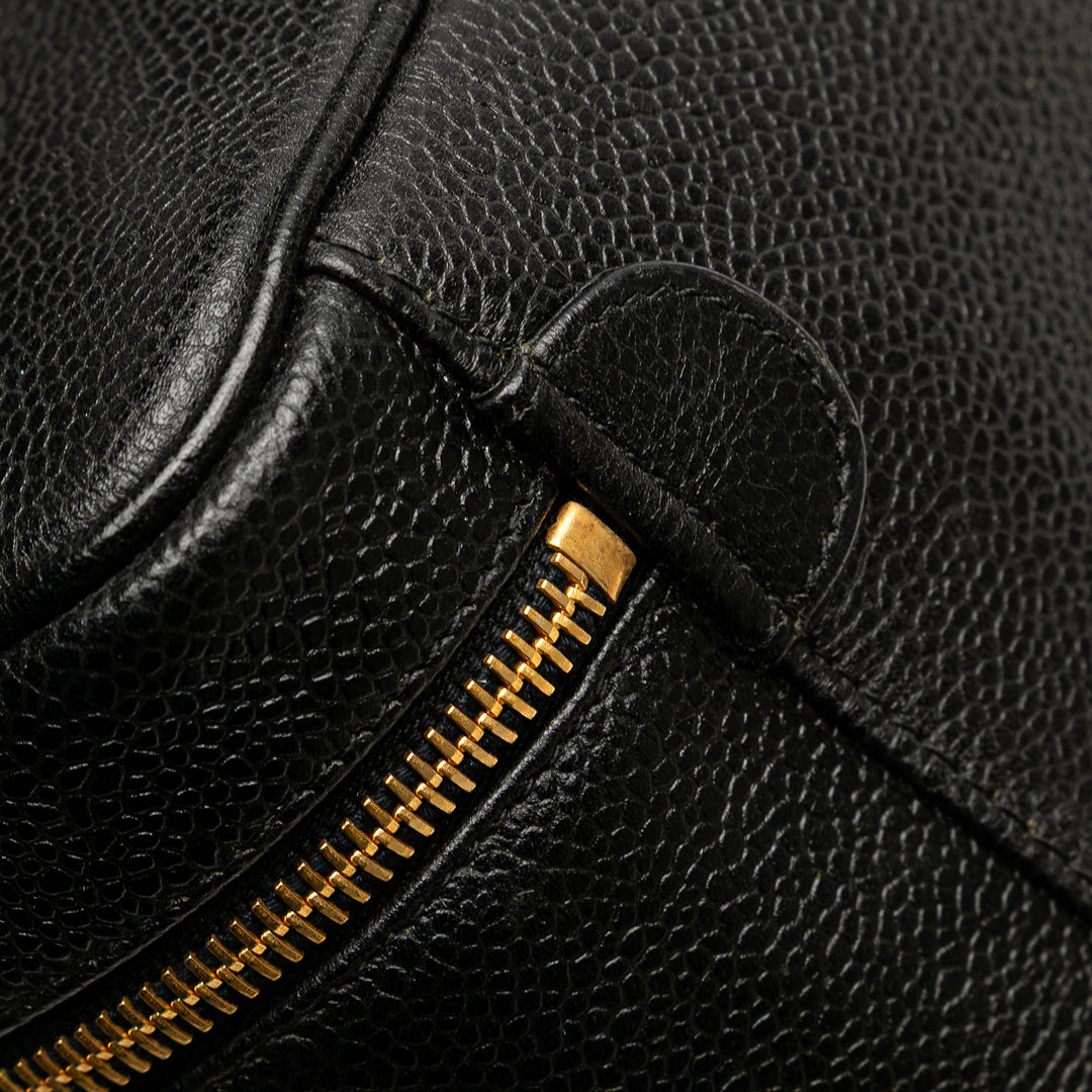 Chanel CC Caviar Vanity Case Noir – GABY PARIS Authentique