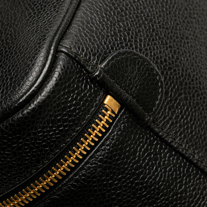 Chanel CC Caviar Vanity Case Noir – GABY PARIS Authentique