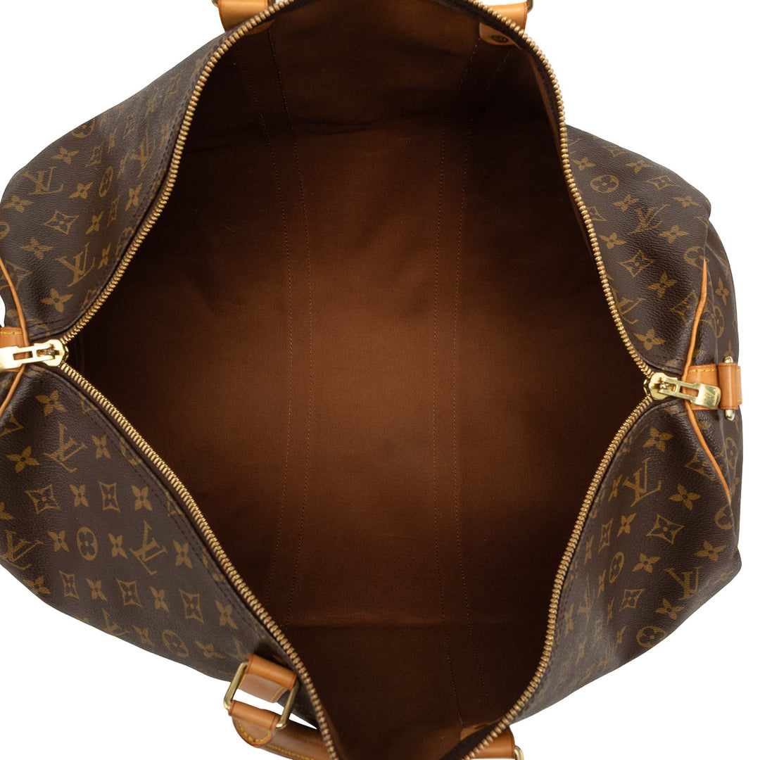 Keepall Bandouliere 55 Monogram Marron