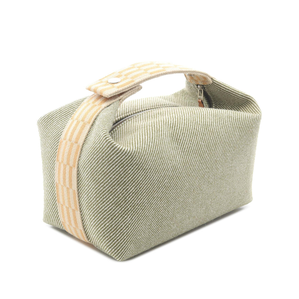 Large Wool Bride A Brac H Natte Case Green - Gaby Paris