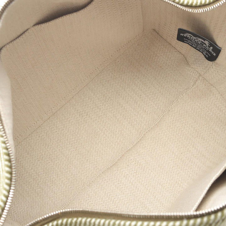 Large Wool Bride A Brac H Natte Case Green - Gaby Paris
