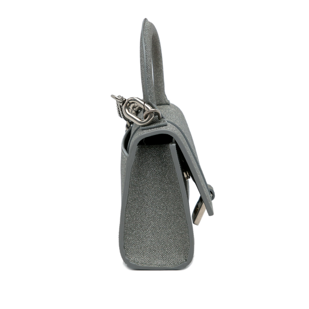Balenciaga Mini Glitter Hourglass Sac cartable